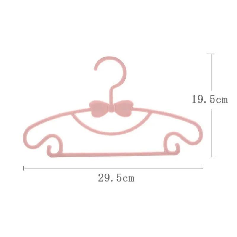 10/30/50PCS Baby Clothes Racks Portable Plastic Towel Display Scarfs Hangers Windproof Children Coats Hanger Clothing Organizer