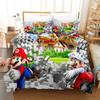 Super Mario Duvet Cover Set Comfortable and Warm Bedding Set for Decorating Your Bedroom and Enhancing Home Life for Teens Gifts