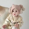 Breathable Toddler's Plush Knitted Hat Cute Kids Ear Protection Hat  Infant Wear