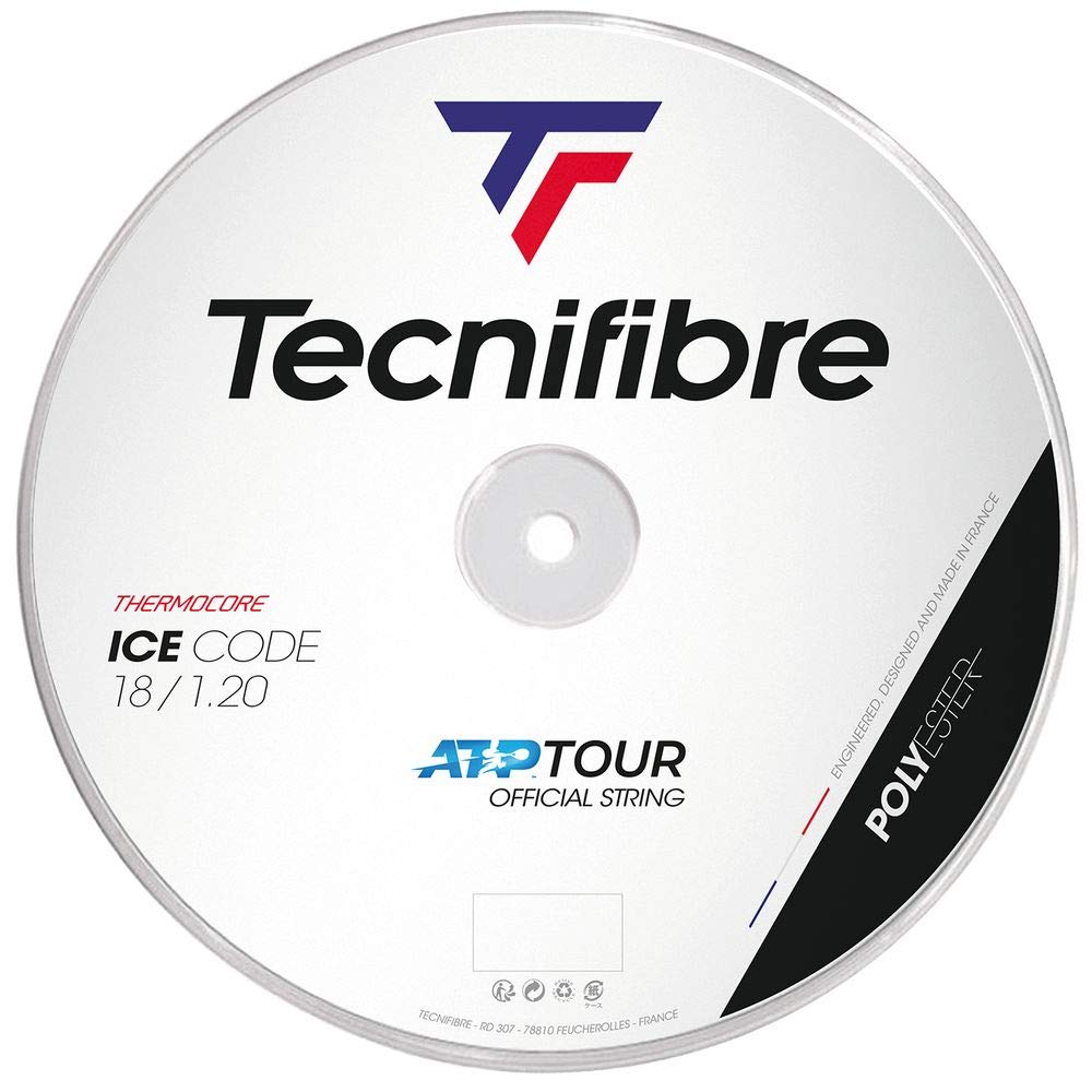 Tecnifibre ICE CODE 200m roll TFR420 white 1.2 tennis string белый