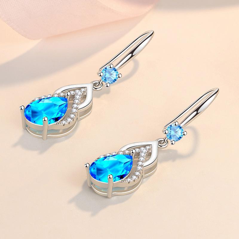 Lindon Copper Alloy Zircon Earrings Drop Earrings For Women Wedding Party Gifts