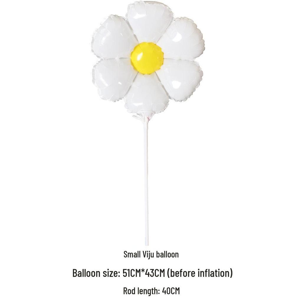 Smiley Sunflower & Daisy Balloon for Children's Party Décor