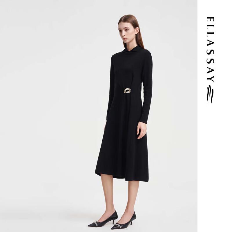 ELLASSAY Slim-Fit Knitted Dress