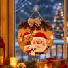 Wood Wooden Christmas Sign Hanging Christmas Hanging Ornament Christmas Door Sign  Door Decoration