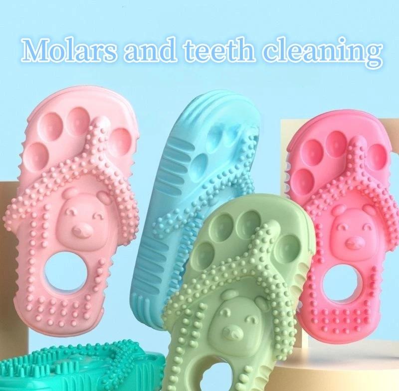 Kapcie do gryzienia dla psów Zabawka Zwierzęta domowe Gryzienie Koty Psy Wystające punkty Szlifowanie Czyszczenie Zębów Akcesoria