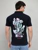 Monte Carlo Men Regular Fit Navy Blue Tshirt