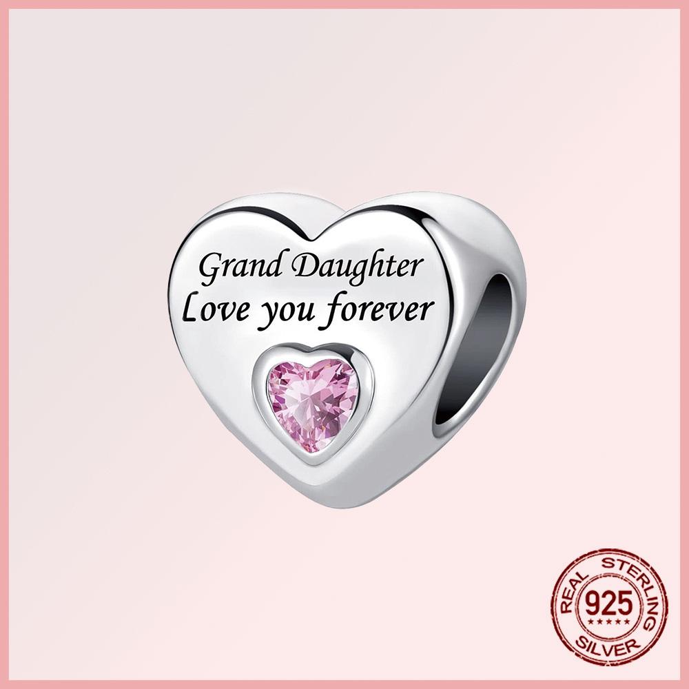 Funkelnde Familie Herz Engelsflügel Pavé Kupfer Anhänger Charms Passen Original Armband Perlen Schmuck Geschenk DIY