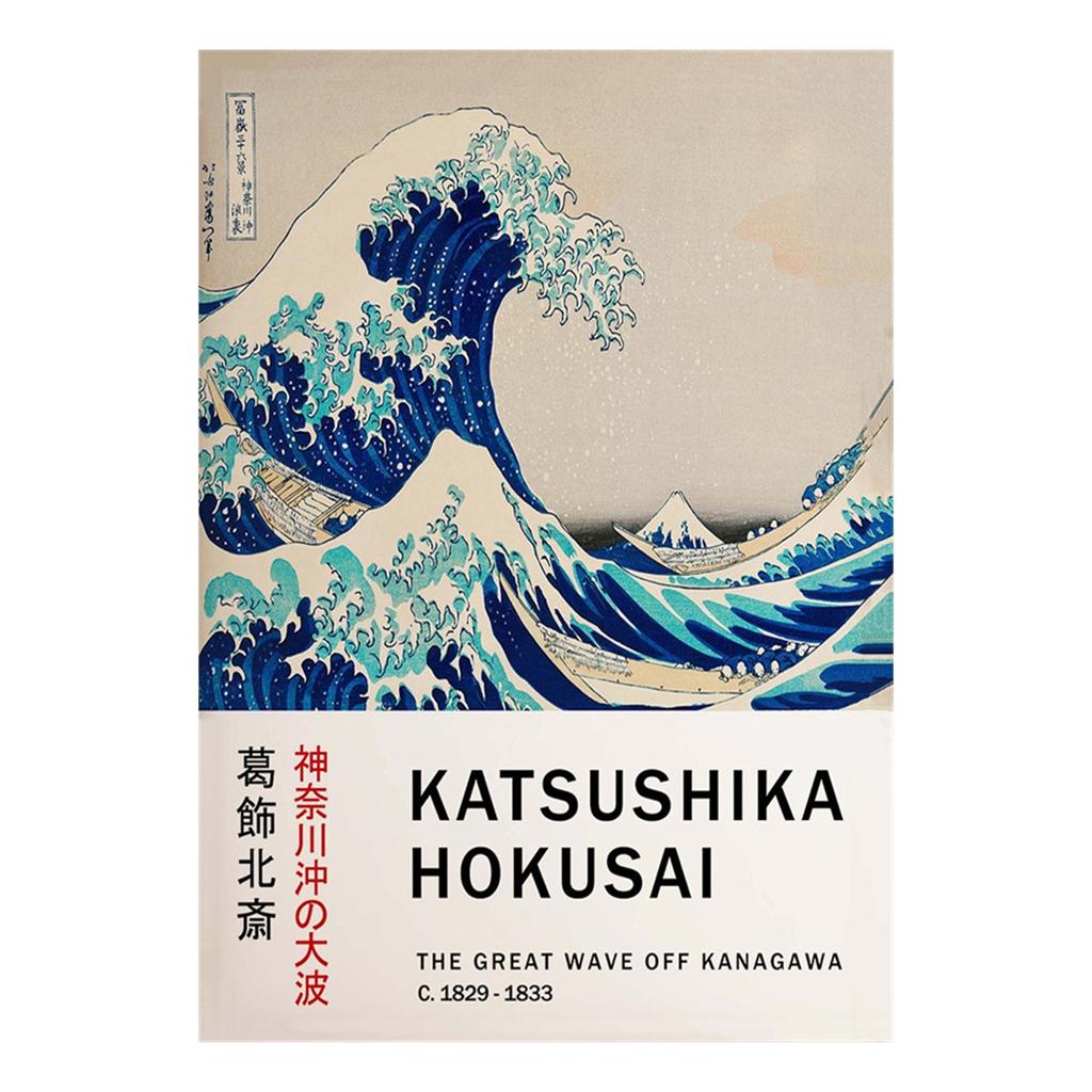 The Great Wave Off Kanagawa Poster Mt Fuji Print Wall Art Picture Vintage Japanese Artwork Canvas Paintings Home Wall Decoration