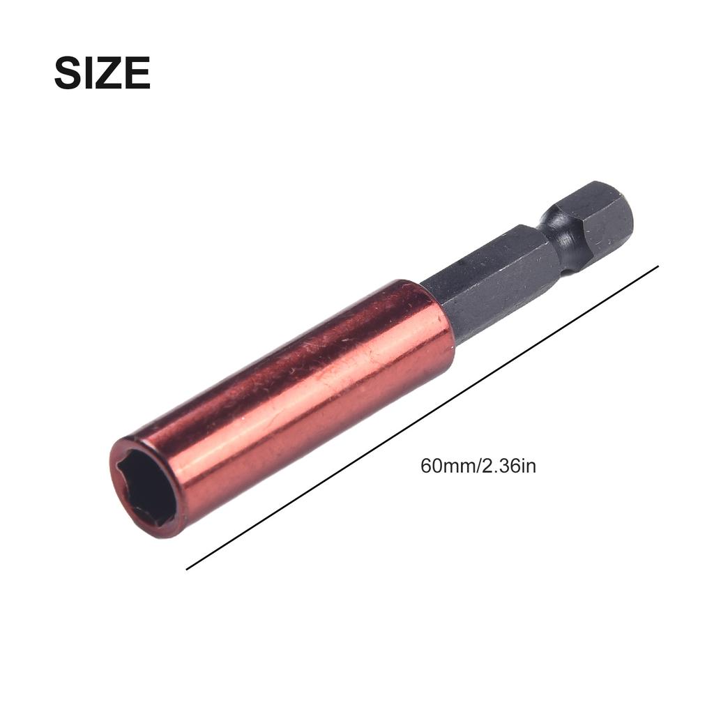 1/5pcs Internal Hexagonal Screwdriver Head Extension Rod Quick Change Bit 1/4 Inch Shank Screwdriver For Power Drill Hand Tool
