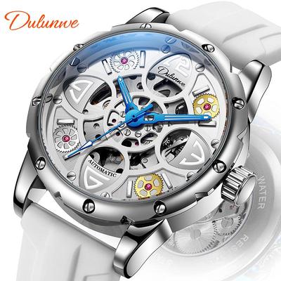 Orologio Meccanico Impermeabile da Uomo Durenwei Quadrifoglio Automatico Luminoso