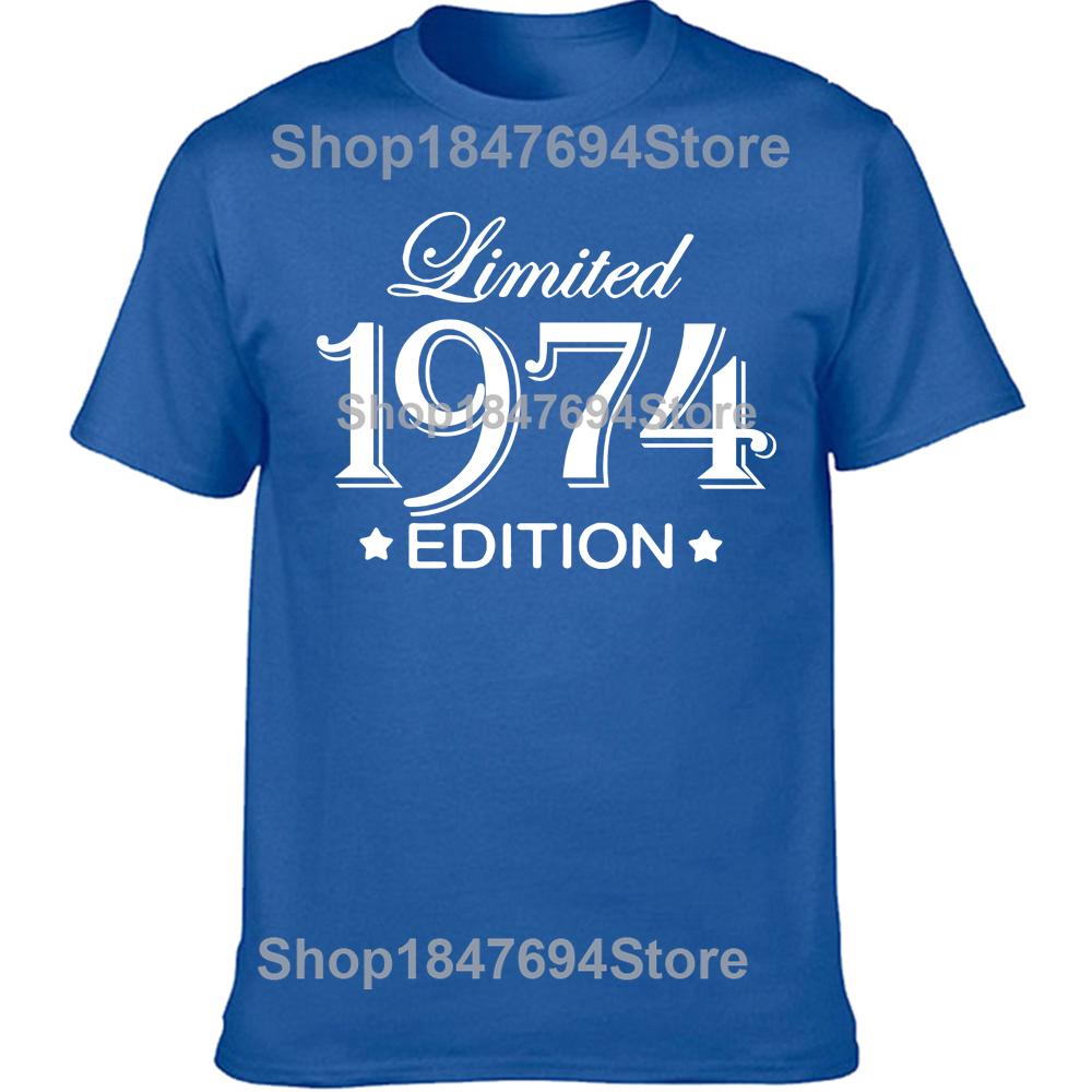 Funny 51 Year Old Gifts Vintage 1974 Limited Edition Birthday T Shirts Graphic Cotton Streetwear Short Sleeve T-shirt