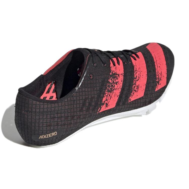 Adidas Adizero Finesse Abrasion Resistant Coverage Low top Running Shoes Men's Black Red EG6192