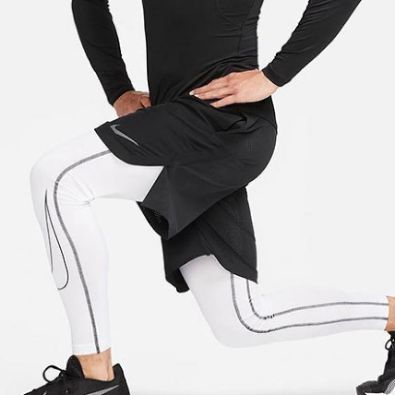 Nike Long Sleeve Tee Pro Dry Fit Tight Fitness Top Fb7920 010 S2308