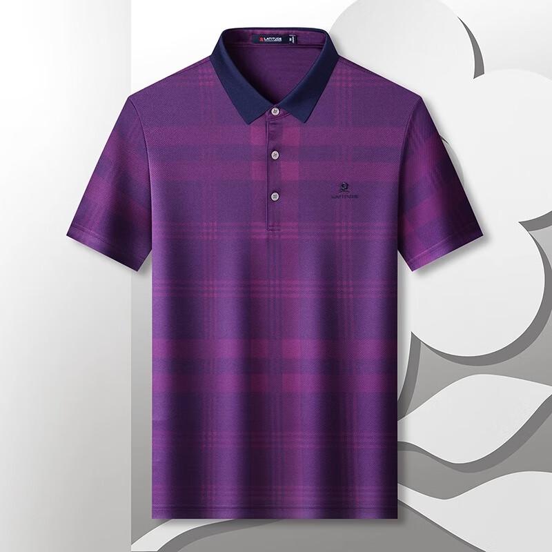 MONTAGUT Men s Summer Striped Polo Shirt 48