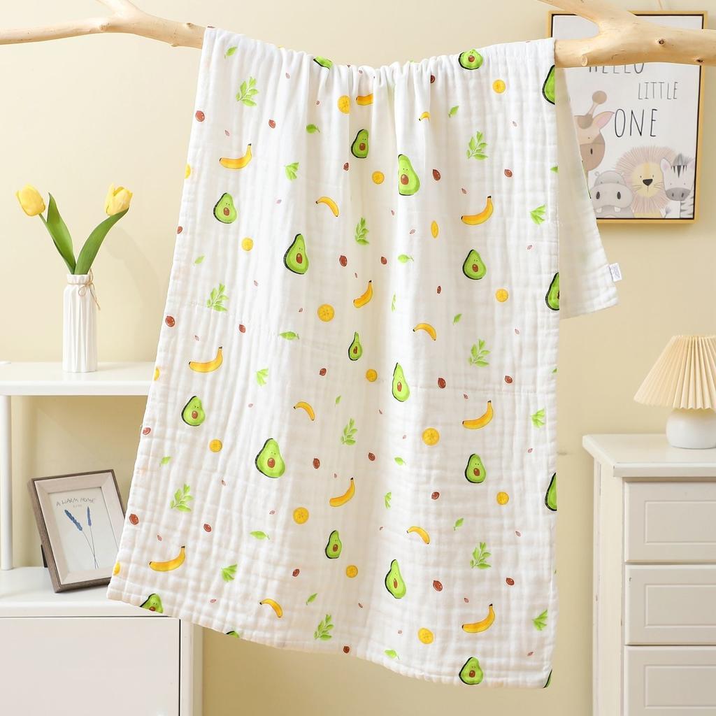Gauze Bath Towel Adult Six-Layer Couple Pure Cotton Class A Children Soft And Absorbent High-End Non-Hair-Shedding Blanket Skin-Friendly