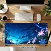 Ocean Flowers Xl Gaming Mouse Pad Nonslip Rubber Base Stitched Edge Waterproof Desk Mat For Pc Laptop Gamer Office Computer Accessories C929535