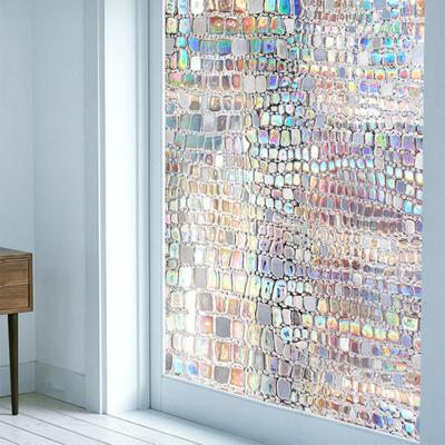 1 rol raamfolie kleurrijke regenboog privacybeschermfolie UV-bescherming glassticker voor thuis badkamerdeur