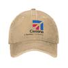Cessna Logo Gewaschene Jeans-Kappe Lässige Baseballkappen Verstellbarer Hut Sommer Unisex Baseballkappen