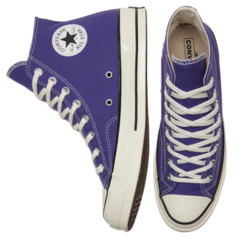 Converse 1970s Chuck Taylor Classic Versatile Comfortable Everyday High Top Canvas Shoes Unisex Imperial Purple