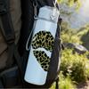 1PC Broken Leopard Heart Graphic,750ml Color Plastic Sports Water Bottle,Leakproof Flip Straw Lid,Suitable for Sports Office Home Use