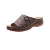 Round head retro solid color women's sandals hollow sewn wedges comfortable large size sandals