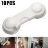 Multi-function Security Protection Locks Baby Safety Cabinet Drawer Door Buckle Home White Toilet Refrigerator Lock 5Pcs/Lot