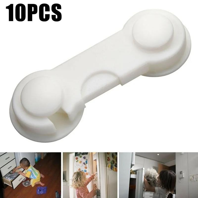 Multi-function Security Protection Locks Baby Safety Cabinet Drawer Door Buckle Home White Toilet Refrigerator Lock 5Pcs/Lot