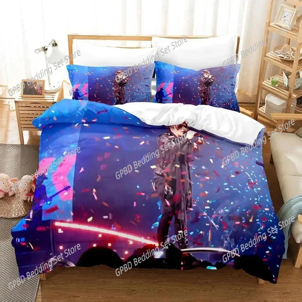 3D Print Indochine Rock Bedding Set For Bedroom Soft Modern Bedspreads Comefortable Kids Duvet Cover Quilt Cover And Pillowcase