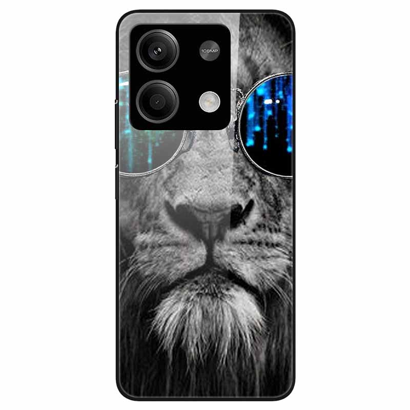 For Redmi Note 13 Pro 5G Case Tempered Glass Hard PC Phone Back Cover for Xiaomi Redmi Note13 5G Note 13Pro 5G Funda Shell Coque