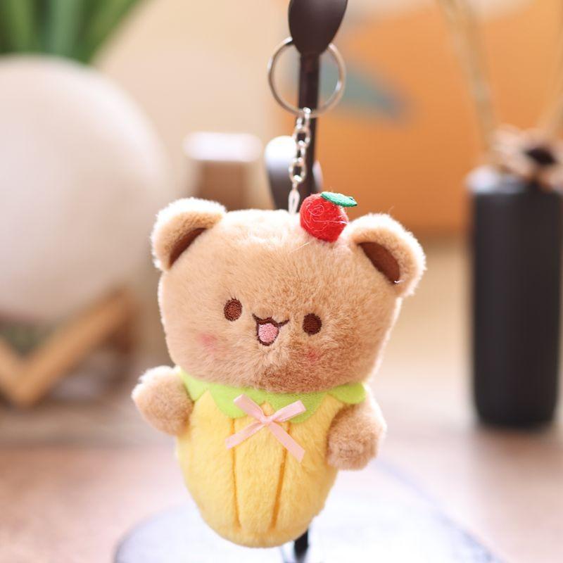 Bunny Cartoon Fruit Plush Animal Pendant Doll For Kids Gift And Decoration Bag