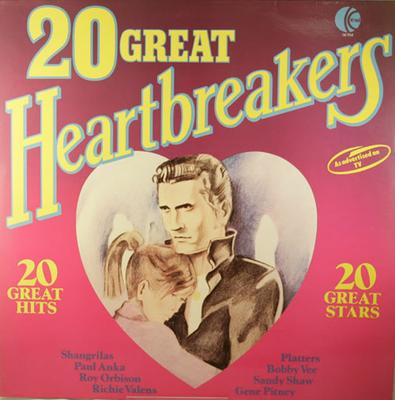 LP Record VARIOUS - 20 Great Heartbreakers NE954 K-Tel 1976 UK Pop Used