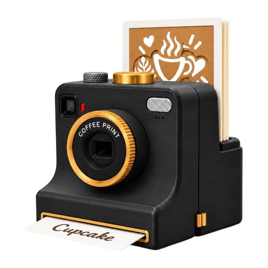 Barista kafijas printeris 3D drukāta latte