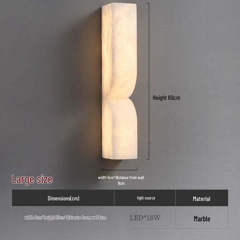 Nordic Modern Luxury Copper Wall Lamp for Bedroom or Living Room