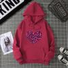 Autumn and winter trend printed sweater women's 2025 new hooded casual jacket women ins large size hoodie