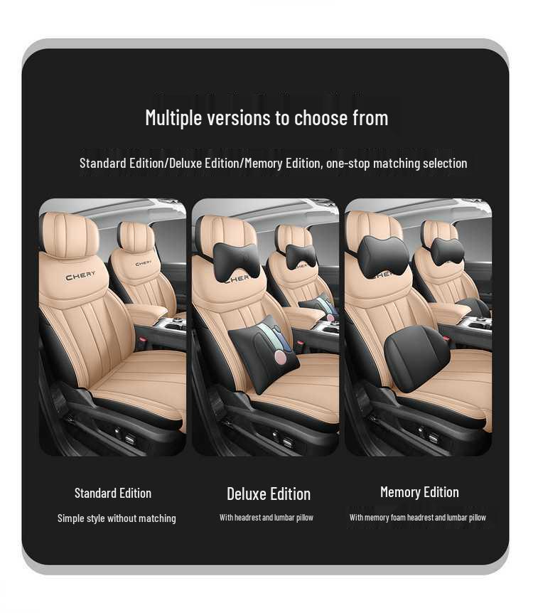 2025-2026 Chery Tiggo 7 7-Seater Full Coverage Car Seat Cover Mat - Four Seasons Usage