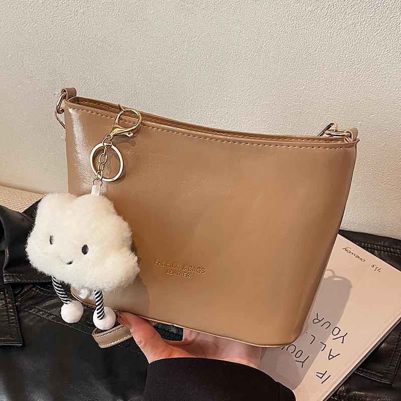 High-end Niche Bucket Bag for Women's New Trendy Crossbody Bag for Women Ins Niche Versatile Shoulder Chain Bag