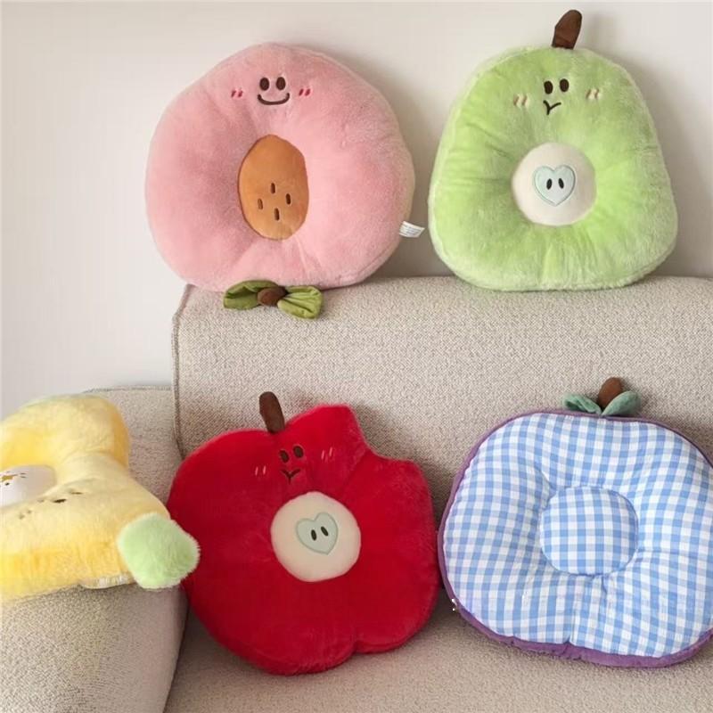 Cartoon Fruit Cushion Plush Sofa Pillow For Home Lounge And Gift