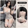 Sexy lingerie sexy lace seduction steel ring gathering nightdress hot corset suspender hip skirt