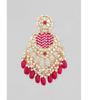 Pearl Beads Chandelier Earrings Gold Plated Traditional Wedding & Festive Jewellery for Women & Girls