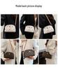 2025 Women's Luxury Double Layer Crossbody Bag - Large Capacity Phone Bag with Advanced Print and Zipper