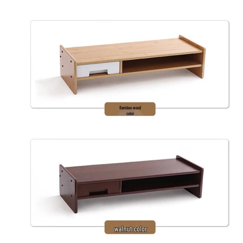Multifunctional Monitor Riser with Storage Drawer