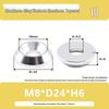 Colored Aluminum Alloy Countersunk Fish Eye Washers - M6/M8/M10