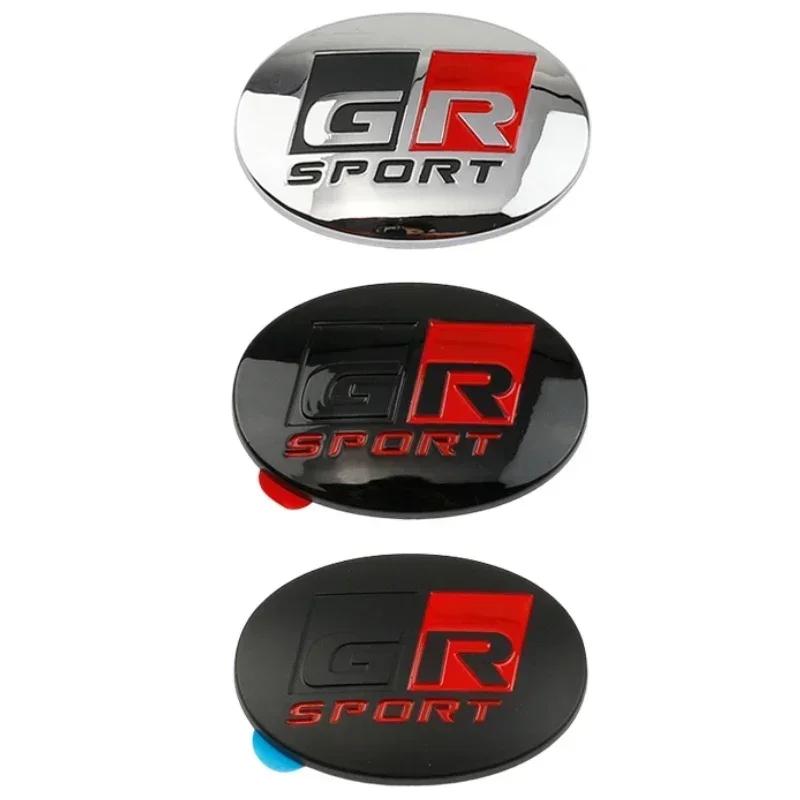 Adesivo Centrale per Volante Auto con Logo GR Sport in ABS per Toyota Land Cruiser Yaris Camry Vios Corolla 4runner Tundra RAV4 Tacoma