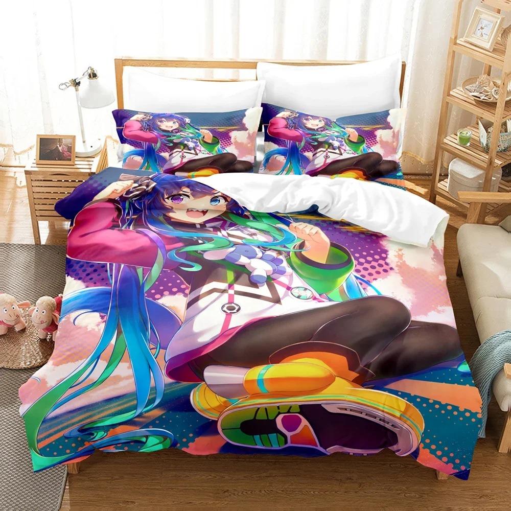 Pillowcase Twin Full Queen King Bedclothes Bed Linen with Fashion 3D The Uma Musume Pretty Derby Bedding Sets Duvet Cover Set Tool