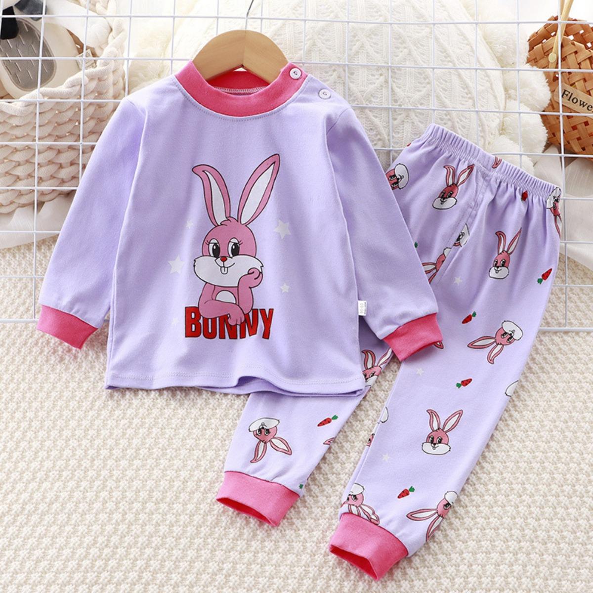 

Дитячий комплект нижньої білизни з чистої бавовни для осіннього носіння для хлопчиків, Жіночий одяг для осіннього носіння, Осінні штани для дому, Дитячий одяг 140cm