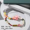 Hot Sale Bohemian Color Acrylic Beaded Mobile Phone Chain Fashion Mobile Phone Case Hanging Chain Short Hanging Accessories