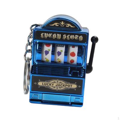 Mini Arcade Game Keychain Fruit Machine Toy for Kids and Adults