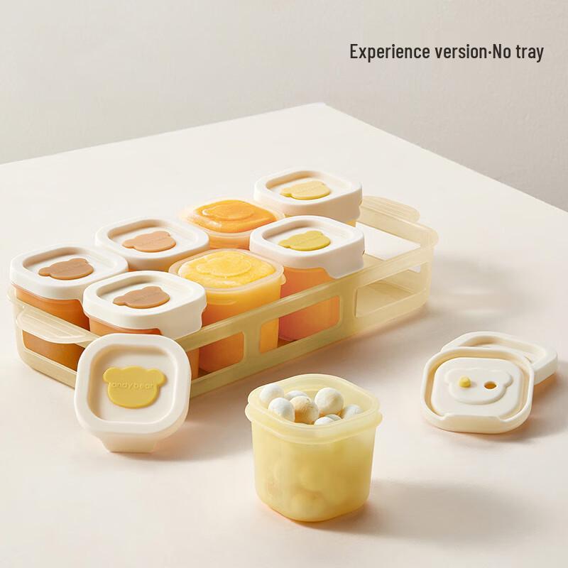 Jimi Silicone Baby Food Storage Container with Portion Control