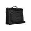 Coach Graham 39 Classic Monogram Push Lock Closure Coated Canvas And Fine Calfskin Tote Shoulder Crossbody Briefcase Large Men Briefcase C9827-QBMI5