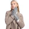 Womens Colored Sheepskin Gloves Warm Fleece Lined Genuine Leather Winter Outdoor Essential